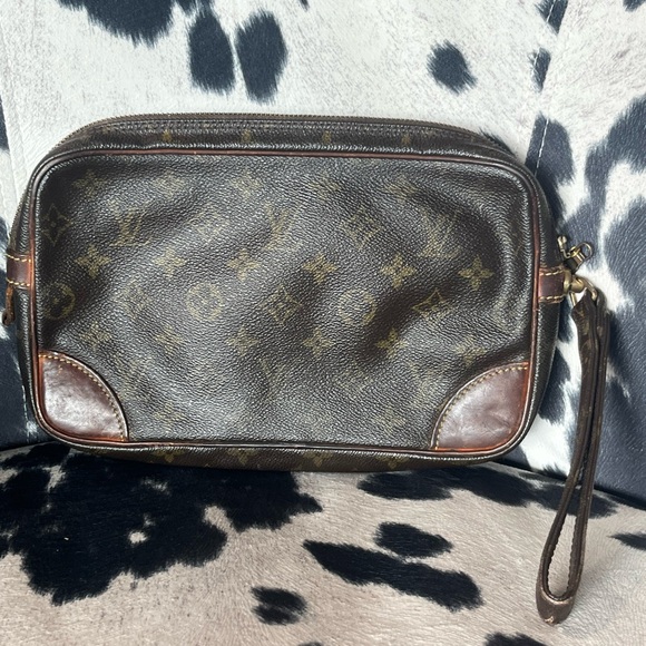 Louis Vuitton Mason Dragonne Monogram Clutch 8901TH - Picture 9 of 14